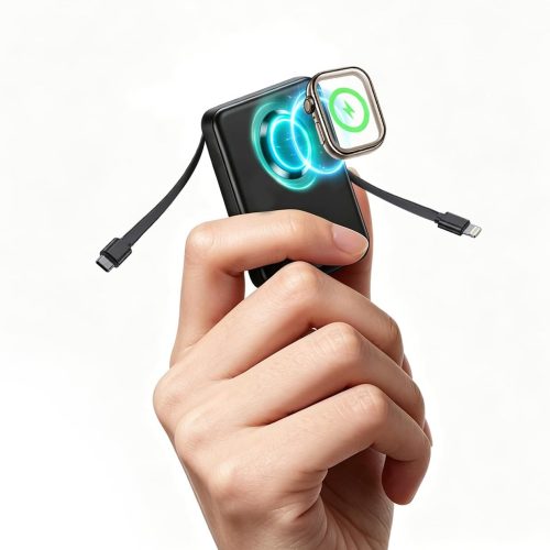 15000mAh Portable Charger, Rechargeable Power Bank with Fast Charging Support for Smartphones and Compatible Devices