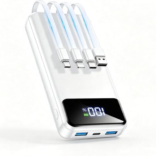 50000mAh Power Bank Built-in Cable, 22.5W Fast Charging Portable Charger
