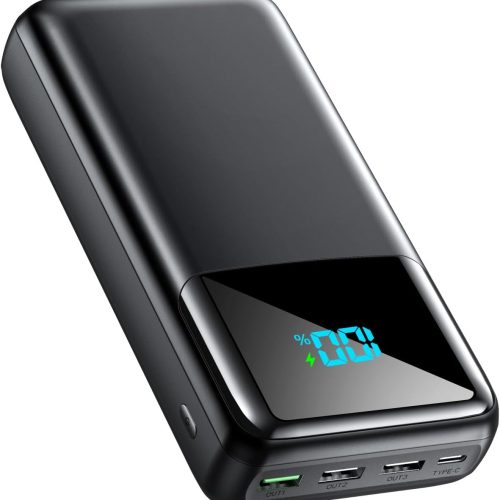 50000mAh Portable Charger, High-Capacity Fast Charging Power Bank with Multiple USB Outputs for Extended Backup Power