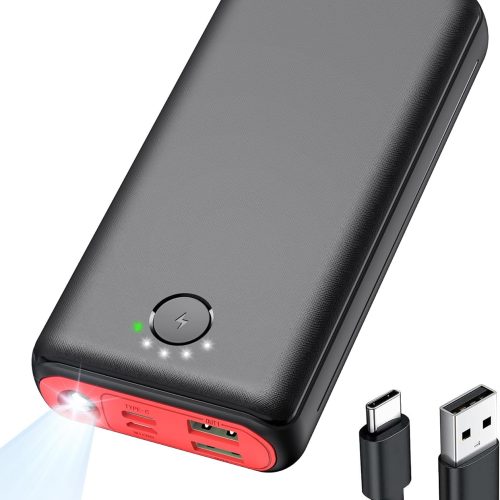 40000mAh Portable Charger, High-Capacity Rechargeable Battery Pack with Fast Charging and Multiple USB Outputs